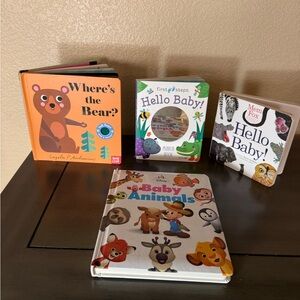Baby Board Book Bundle Disney Hello Baby Where’s the Bear Kids Set